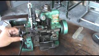 REPAIR OVERLOCK SEWING MACHINE  MEMPERBAIKI MESIN OBRAS [upl. by Merrow19]