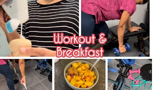 Workout  Breakfast  Morning Routine [upl. by Vijar553]