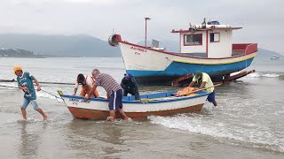 Garopaba SC 050424 Tempo instável peixes nas embarcações garopaba fishspecies peixe fish [upl. by Hedveh]