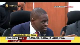 GOVERNOR SAKAJA QUESTIONED ON CASH MISAPPROPRIATION [upl. by Vaclava]