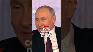 Putin comments on Trump charges [upl. by Mirella]