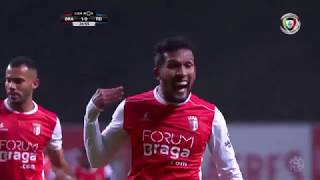 Goal  Golo Dyego Sousa Sp Braga 10 Feirense Liga 1819 13 [upl. by Kleiman679]