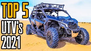 Top 5 New SideBySide UTVs for OffRoading 2021 [upl. by Mikaela]