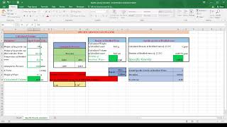SPECIFIC GRAVITY CALCULATION [upl. by Taro]