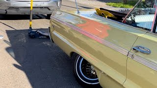 1964 impala ss convertible hydraulics Low rider problems Big D [upl. by Barton847]