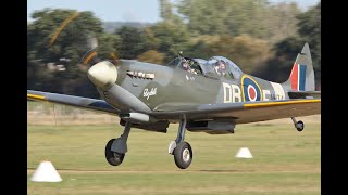 Battle Of Britain Airshow  Headcorn Aerodrome  Aero Legends Spitfire [upl. by Henri]