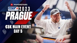 EPT Prague 2023 €5K Main Event  Day 5 Livestream ♠️ PokerStars [upl. by Sinnard332]