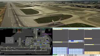 EGKKGND  Gatwick Ground  Vatsim UK ATC  0205  Towerview Part 3 [upl. by Gnanmos309]