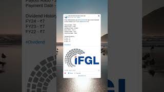 IFGL Refractories Ltd has recommended a final dividend for FY 2024 StockMarket Dividend Shorts [upl. by Deacon]