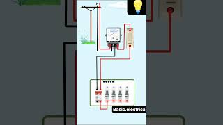 Distribution Box Wiring 💥energymeter mcbconnection Basicelectrical [upl. by Sula]