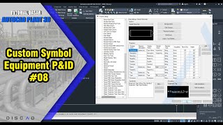 Autocad PampID Drawing  Custom Symbol Equipment 08 [upl. by Yknarf965]