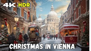 ViennaWien Rathausplatz Christmas Markets 2023  European Christmas Market Walking Tour  4K HDR [upl. by Llemmart]