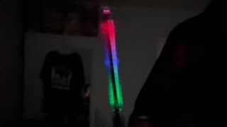 Star Wars MultiColored Laser Wand starwars laser lukeskywalkeredits georgelucas toys wand [upl. by Falcone]