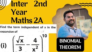 Binomial theoremmaths naresh eclass [upl. by Kasey839]