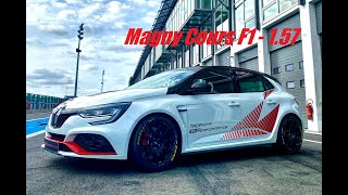 Megane 4 RS Trophy R 157 Magny Cours F1  Fun Lap with Laurent Hurgon Renault Sport [upl. by Nedak]