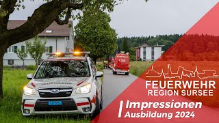 Ausbildungsimpressionen 2024 der Feuerwehr Region Sursee [upl. by Nivaj]