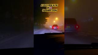 A foggy drive in the UK 🇬🇧 shorts nightdrive liverpool fog 2024 [upl. by Mowbray]