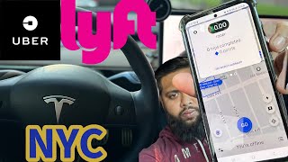 Is Uber better than Lyft   TESLA UBER NYC [upl. by Belac]