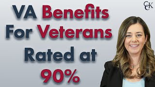 What are the VA Benefits Available for Veterans Rated 90 Disabled [upl. by Henghold]