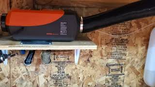 Vevor 8kw Bluetooth Chinese Diesel Heater Garage Install [upl. by Kassi46]