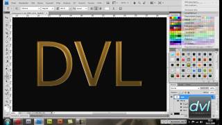 DieVideoLeuchten  Goldschrift in Photoshop erstellen [upl. by Root]