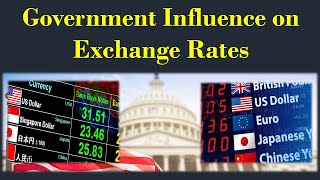 Government influence on exchange rates [upl. by Aihsat]