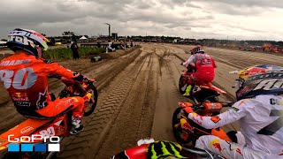 GoPro Jago Geerts 2023 FIM MX2 Moto 2 from Round 13 Lommel Belgium [upl. by Iluj]