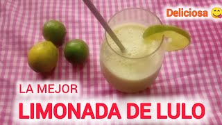 Como hacer la mejor LIMONADA DE LULO O FRUTILLA MUY FACIL [upl. by Korenblat183]