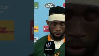 Exclusive Interview Siya Kolisis Epic PostWin Reaction at Rugby World Cup 2019 [upl. by Akelahs]