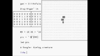 Conways Game Of Life in APL [upl. by Assirialc]