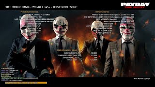 Payday The Heist  FWB  Overkill145  Secret Run [upl. by Notloc]