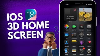 3D home screen settings in IOS 18  How to customize 3d home screen in iphone [upl. by Merla]