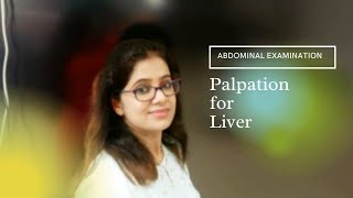 Palpation for Liver [upl. by Oileve]