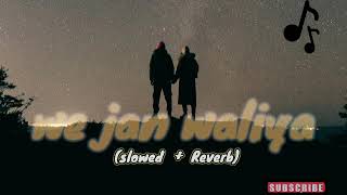 ijazat falak   slowed and Reverb we Jan valiya lofi song lofihindisong [upl. by Duarte]