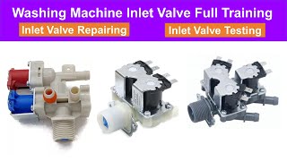 washing machine inlet valve repair  water inlet valve checking [upl. by Gilford]