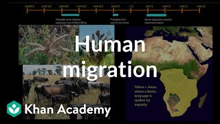 Human migration subSaharan Africa and the Pacific  World History  Khan Academy [upl. by Eannaj]