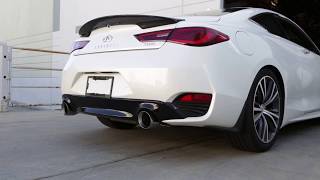 Tanabe Medalion Touring CatBack Exhaust  2017 Infiniti Q60 30t RWD [upl. by Pedro]