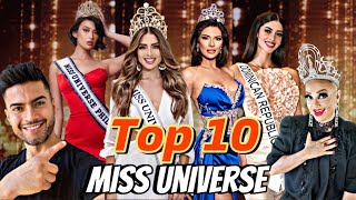 Top 10 Favoritas Miss Universe 2023 primeros 10 días [upl. by Fiden]