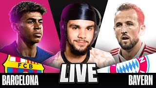 🔴FC Barcelona 41 FC Bayern • Champions League LIVE WATCH ALONG [upl. by Aneger]