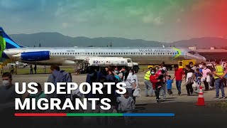 US deports over 300 migrants from Guatemala  ABS CBN News [upl. by Nnael]