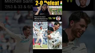 IND VS NZ 2ST TEST 13 WICKET😂MITCHELL SANTNER INDIA BESTMAN cricket sort viralsort [upl. by Chance]