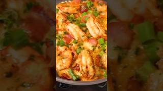 Creamy bacon Shrimp Scampi with Garlic and Parmesan🦂 foodie fypdelicious lifewithfarida4585 [upl. by Cullin]