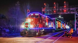 The 2024 CPKC Canadian Holiday train and concert in 4K in Toronto Ontario 11292024￼ [upl. by Dehnel]