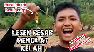 Ikan Kelah Makan Besi  Mirul amp Medan  Shorts [upl. by Ecinna]