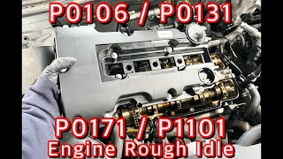 Chevy Cruze amp Buick Encore Valve Cover Replace  Codes P0106  P0131  P0171  P1101 [upl. by Ehudd]