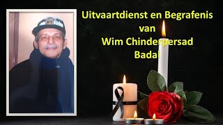 LIVESTREAMINGUitvaartdienst en begrafenis van Wim Chinderpersad Badal [upl. by Peers]