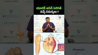 యూరిక్ ఆసిడ్ పెరిగితే వచ్చే సమస్యలు  Uric acid problems shortvideo shorts [upl. by Eward744]