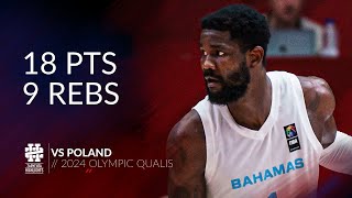 Deandre Ayton 18 pts 9 rebs vs Poland 2024 Olympic Qualis [upl. by Annocahs388]