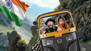 Driving on the DEADLIEST Road in the world In a Tuk Tuk 🇮🇳 [upl. by Adnerb540]