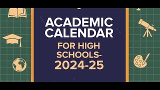 AP High Schools Academic Calendar 202425 AP School Academic Calendar 202425 అకడమిక్ క్యాలెండర్ [upl. by Ribble]